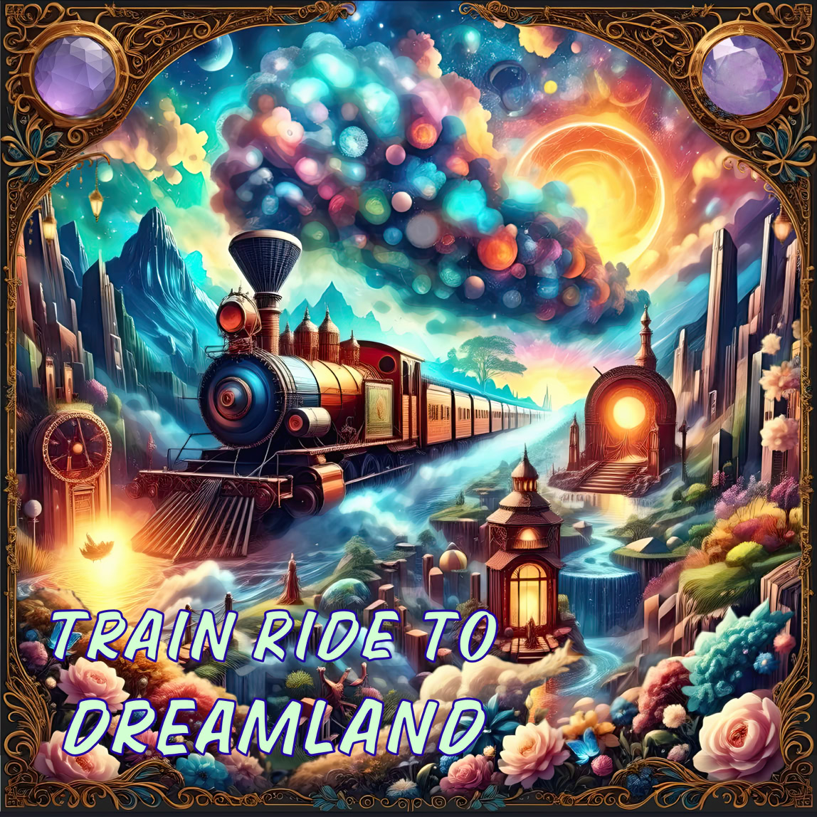 Album cover for "Train Ride to Dreamland"