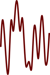 This con is a stylized waveform.
